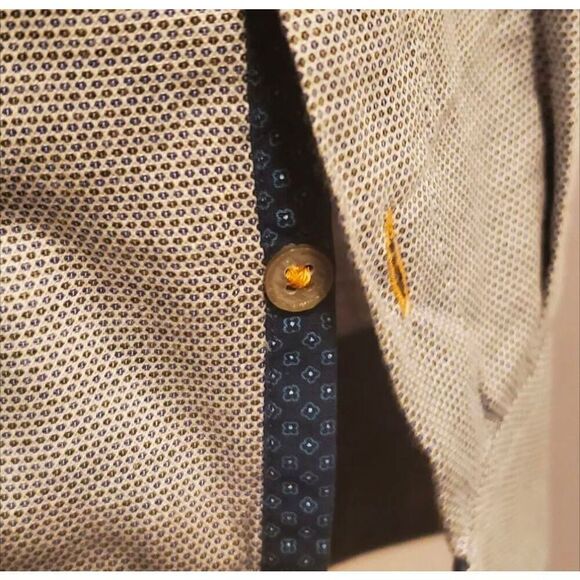 TED BAKER LONDON Men's Long Sleeve Button Down Shirt Size 5 - Picture 5 of 6